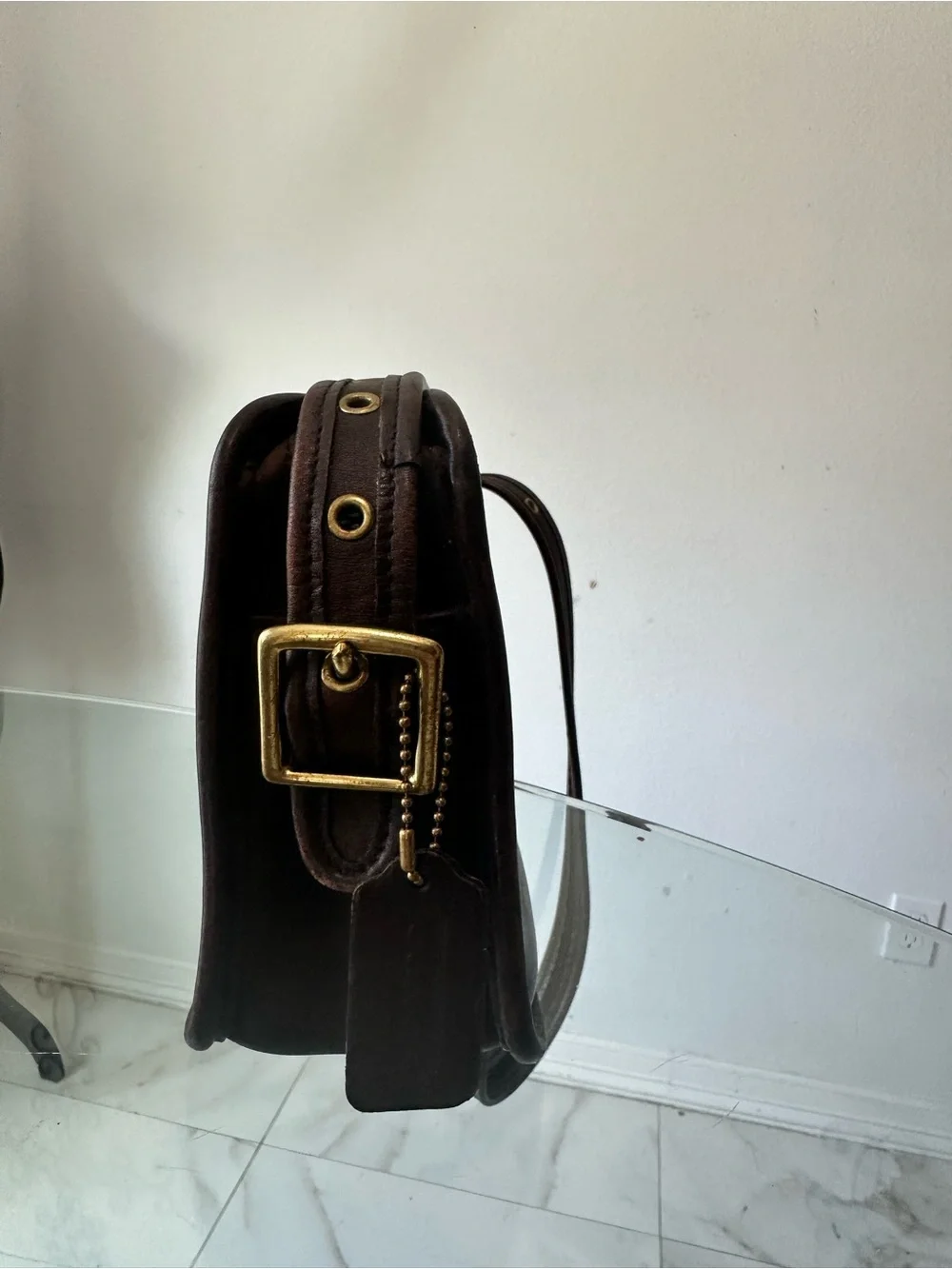Coach legacy east/west compartment bag
